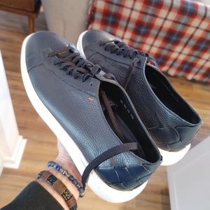 Santoni Leather Sneakers